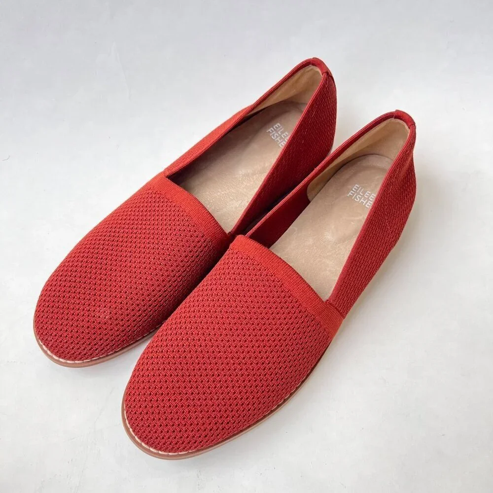 Eileen Fisher Demi Knit Eco Recycled Stretch Slip-On Shoes – Women’s Size 9 – Re
